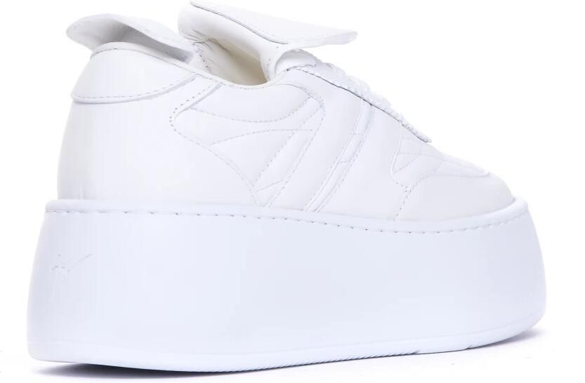 Giuseppe Zanotti Witte Platform Sneakers - Foto 3