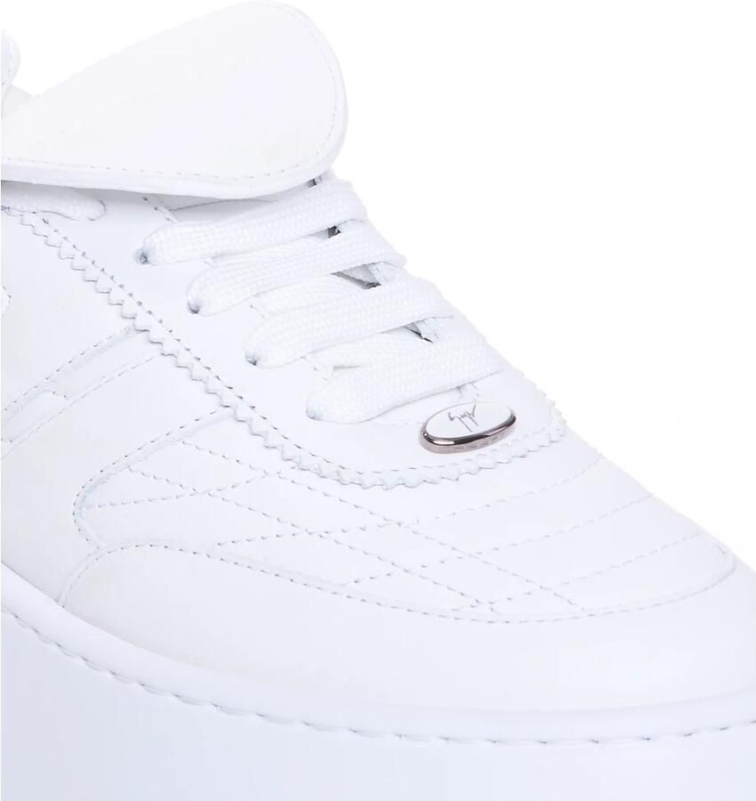 Giuseppe Zanotti Witte Platform Sneakers - Foto 2