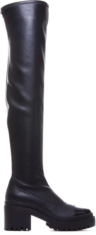 Giuseppe Zanotti Zwarte laarzen met 6 5 cm hak Zwarte laarzen met 6 5 cm hak Zwarte laarzen met 6 5 cm hak - Foto 2