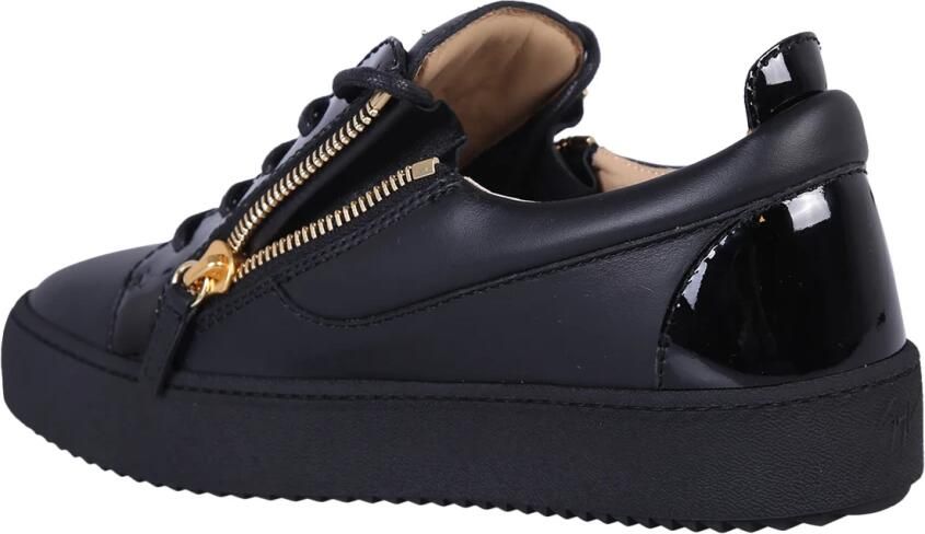 Giuseppe Zanotti Zwarte Sneakers met Gouden Details - Foto 2