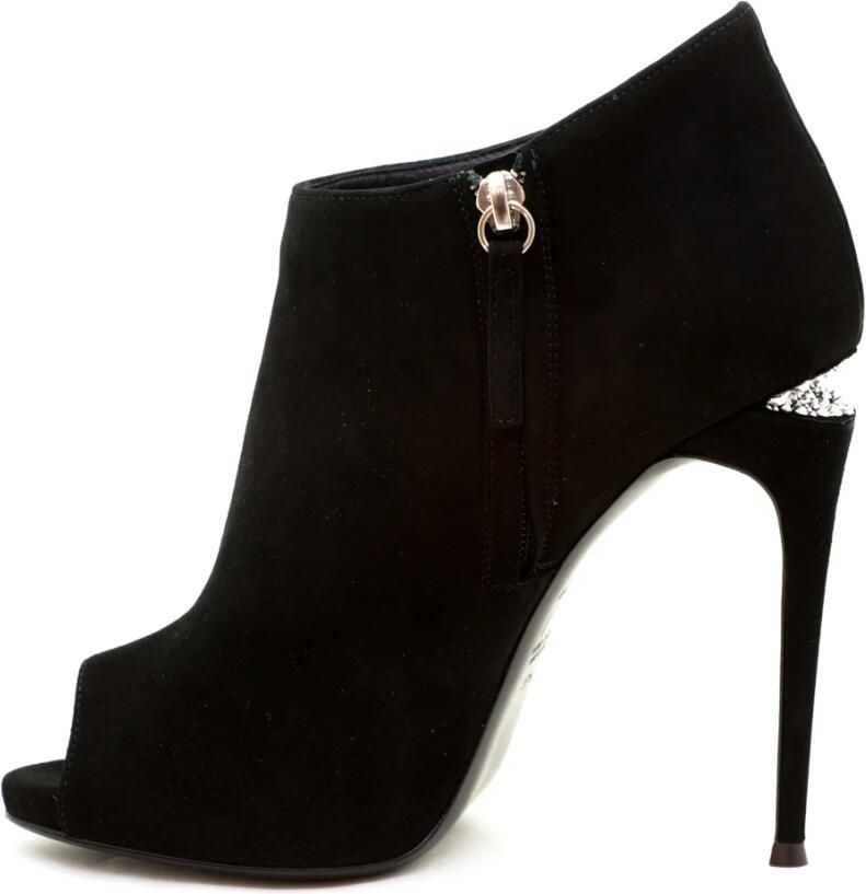 Giuseppe Zanotti Zwarte Tronchetto laarzen