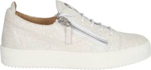 Giuseppe zanotti Glitter Veterschoenen Wit Dames