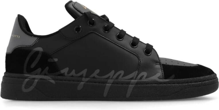 Giuseppe zanotti Zwarte Low-Top Gz94 Sneakers Black Heren