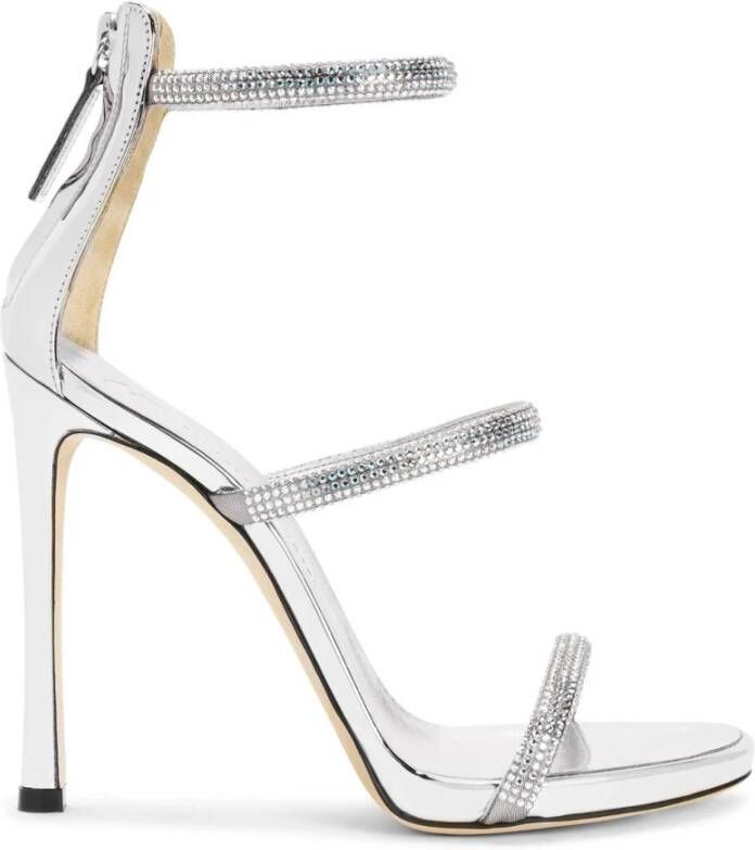 giuseppe zanotti High Heel Sandals Gray Dames