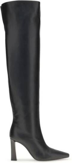 Giuseppe Zanotti Hoge leren laarzen met a del teen