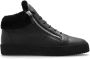 Giuseppe zanotti Sneakers Velour Sp1.00 Sneakers in zwart - Thumbnail 1