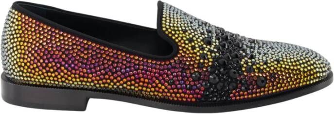 Giuseppe zanotti Kristalversierde Instap Mocassins Multicolor Heren