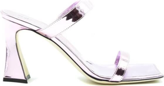 Giuseppe zanotti Leren Hakken Muiltjes Sandalen Pink Dames