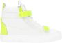 Giuseppe zanotti Leren Sneakers met Klittenbandsluiting White Heren - Thumbnail 1