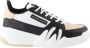 Giuseppe zanotti Vetersluiting Leren Sneakers Wit Oranje Zwart Multicolor Dames - Thumbnail 1