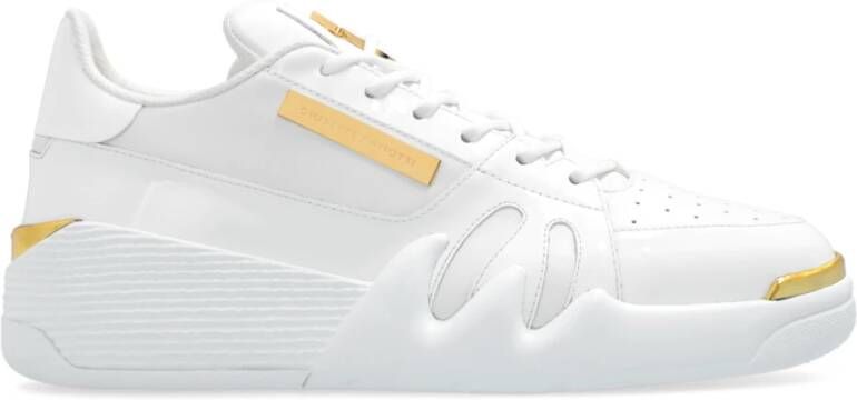 giuseppe zanotti Leren sneakers White Heren