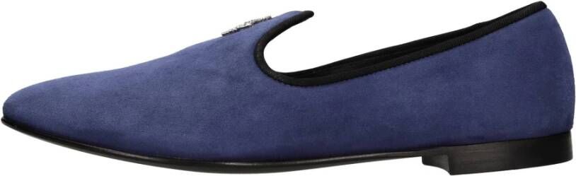 Giuseppe Zanotti Platte schoenen Blauw