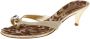 Giuseppe Zanotti Pre-owned Canvas sandals Beige Dames - Thumbnail 1