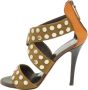 Giuseppe Zanotti Pre-owned Canvas sandals Green Dames - Thumbnail 1