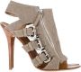 Giuseppe Zanotti Pre-owned Cotton heels Gray Dames - Thumbnail 1