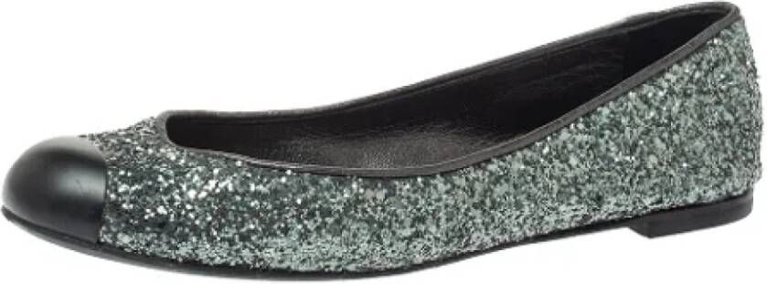 Giuseppe Zanotti Pre-owned Fabric flats Gray Dames