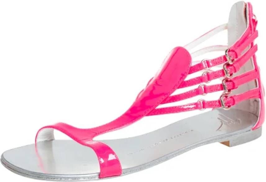Giuseppe Zanotti Pre-owned Fabric sandals Pink Dames