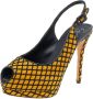 Giuseppe Zanotti Pre-owned Fabric sandals Yellow Dames - Thumbnail 1