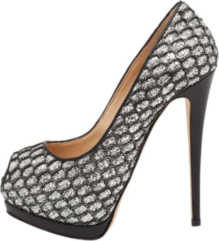 Giuseppe Zanotti Pre-owned Lace heels Black Dames