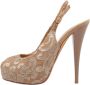 Giuseppe Zanotti Pre-owned Lace sandals Beige Dames - Thumbnail 1