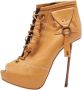 Giuseppe Zanotti Pre-owned Leather boots Brown Dames - Thumbnail 1