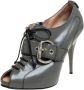 Giuseppe Zanotti Pre-owned Leather boots Gray Dames - Thumbnail 1