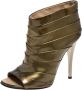 Giuseppe Zanotti Pre-owned Leather boots Green Dames - Thumbnail 1