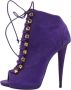 Giuseppe Zanotti Pre-owned Leather boots Purple Dames - Thumbnail 1