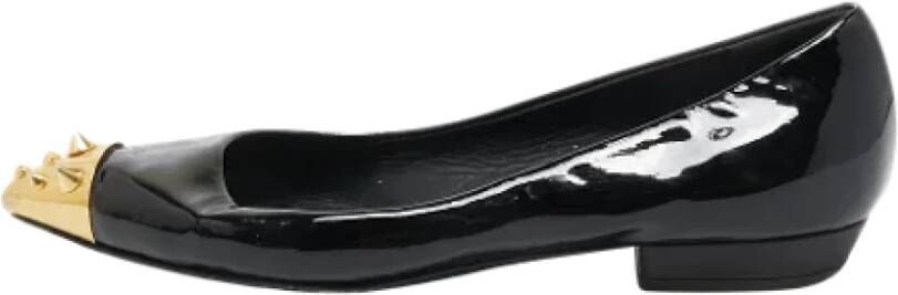 Giuseppe Zanotti Pre-owned Leather flats Black Dames