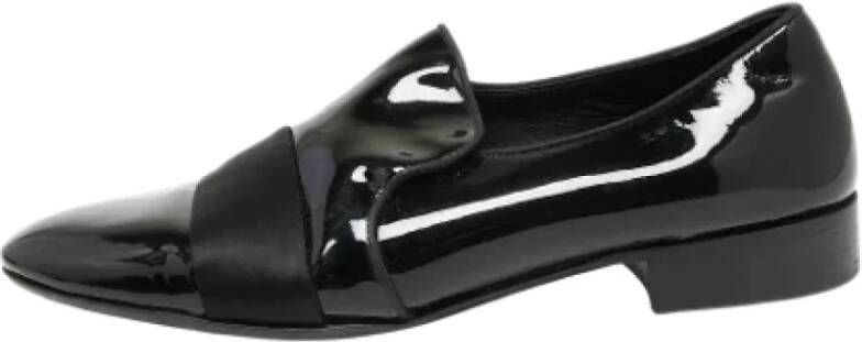 Giuseppe Zanotti Pre-owned Leather flats Black Dames