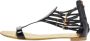 Giuseppe Zanotti Pre-owned Leather flats Black Dames - Thumbnail 1