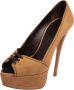 Giuseppe Zanotti Pre-owned Leather heels Beige Dames - Thumbnail 1