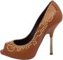 Giuseppe Zanotti Pre-owned Leather heels Beige Dames - Thumbnail 1