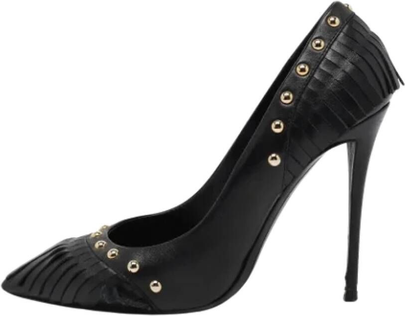 Giuseppe Zanotti Pre-owned Leather heels Black Dames