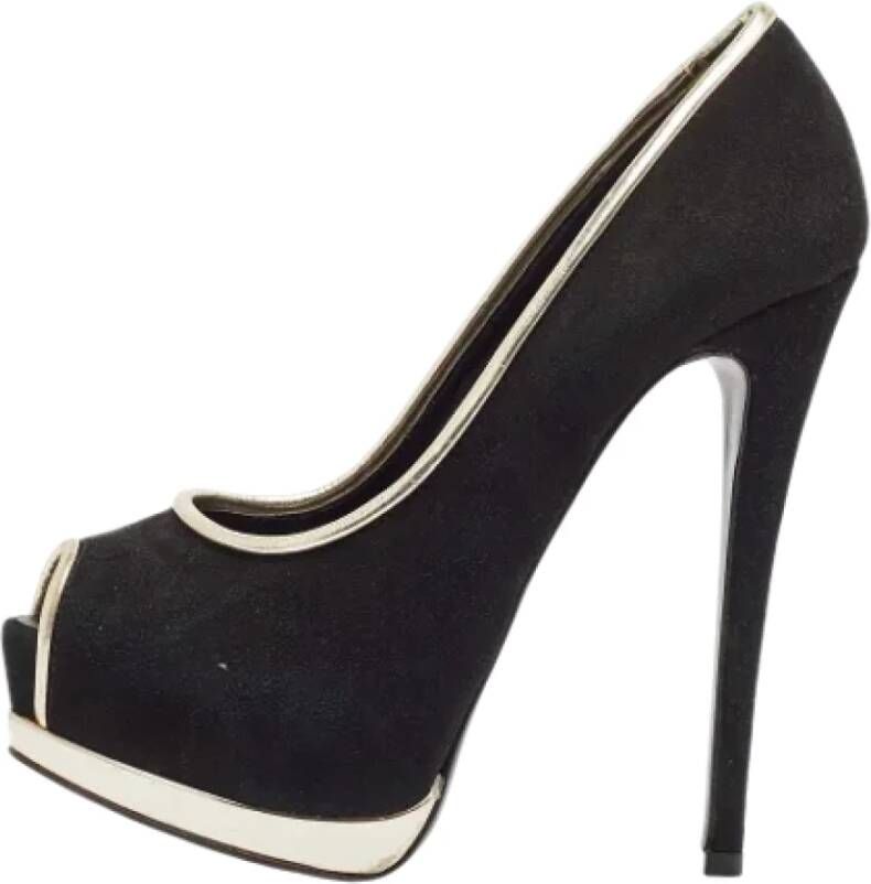 Giuseppe Zanotti Pre-owned Leather heels Black Dames