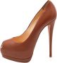 Giuseppe Zanotti Pre-owned Leather heels Brown Dames - Thumbnail 1