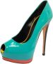 Giuseppe Zanotti Pre-owned Leather heels Green Dames - Thumbnail 1