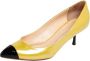 Giuseppe Zanotti Pre-owned Leather heels Yellow Dames - Thumbnail 1