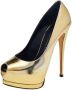 Giuseppe Zanotti Pre-owned Leather heels Yellow Dames - Thumbnail 1