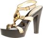 Giuseppe Zanotti Pre-owned Leather sandals Beige Dames - Thumbnail 1