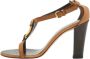 Giuseppe Zanotti Pre-owned Leather sandals Brown Dames - Thumbnail 1