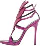 Giuseppe Zanotti Pre-owned Leather sandals Purple Dames - Thumbnail 1
