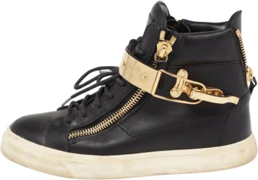 Giuseppe Zanotti Pre-owned Leather sneakers Black Dames