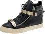 Giuseppe Zanotti Pre-owned Leather sneakers Black Dames - Thumbnail 1