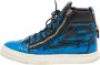 Giuseppe Zanotti Pre-owned Leather sneakers Blue Dames - Thumbnail 1