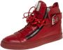 Giuseppe Zanotti Pre-owned Leather sneakers Red Dames - Thumbnail 1