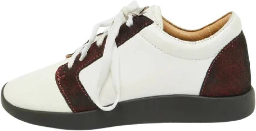 Giuseppe Zanotti Pre-owned Leather sneakers White Dames