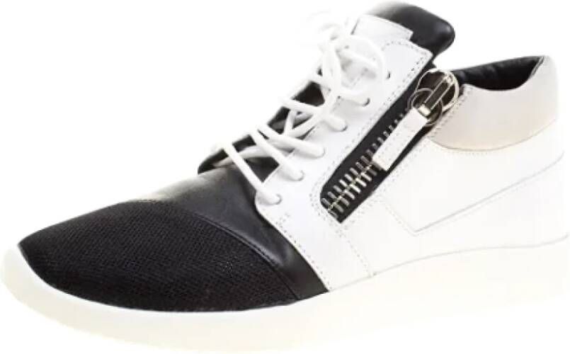 Giuseppe Zanotti Pre-owned Mesh sneakers Black Dames
