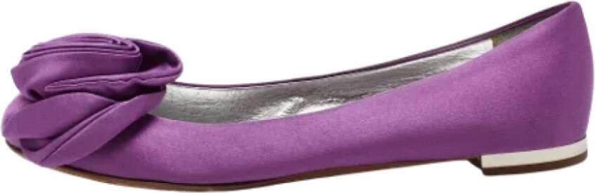 Giuseppe Zanotti Pre-owned Platte schoenen Purple Dames