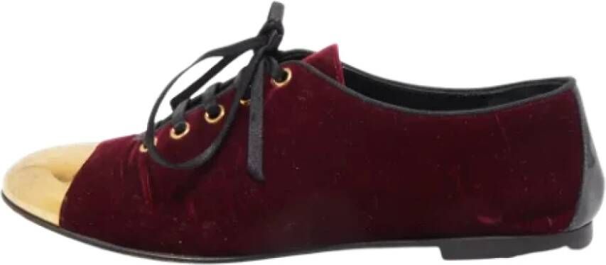 Giuseppe Zanotti Pre-owned Platte schoenen Red Dames